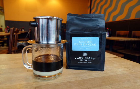 Lang Thang Coffee on Vietnamese coffee phin