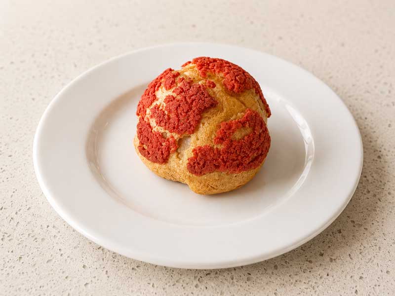 Strawberry cream puffs from PLT Bakery